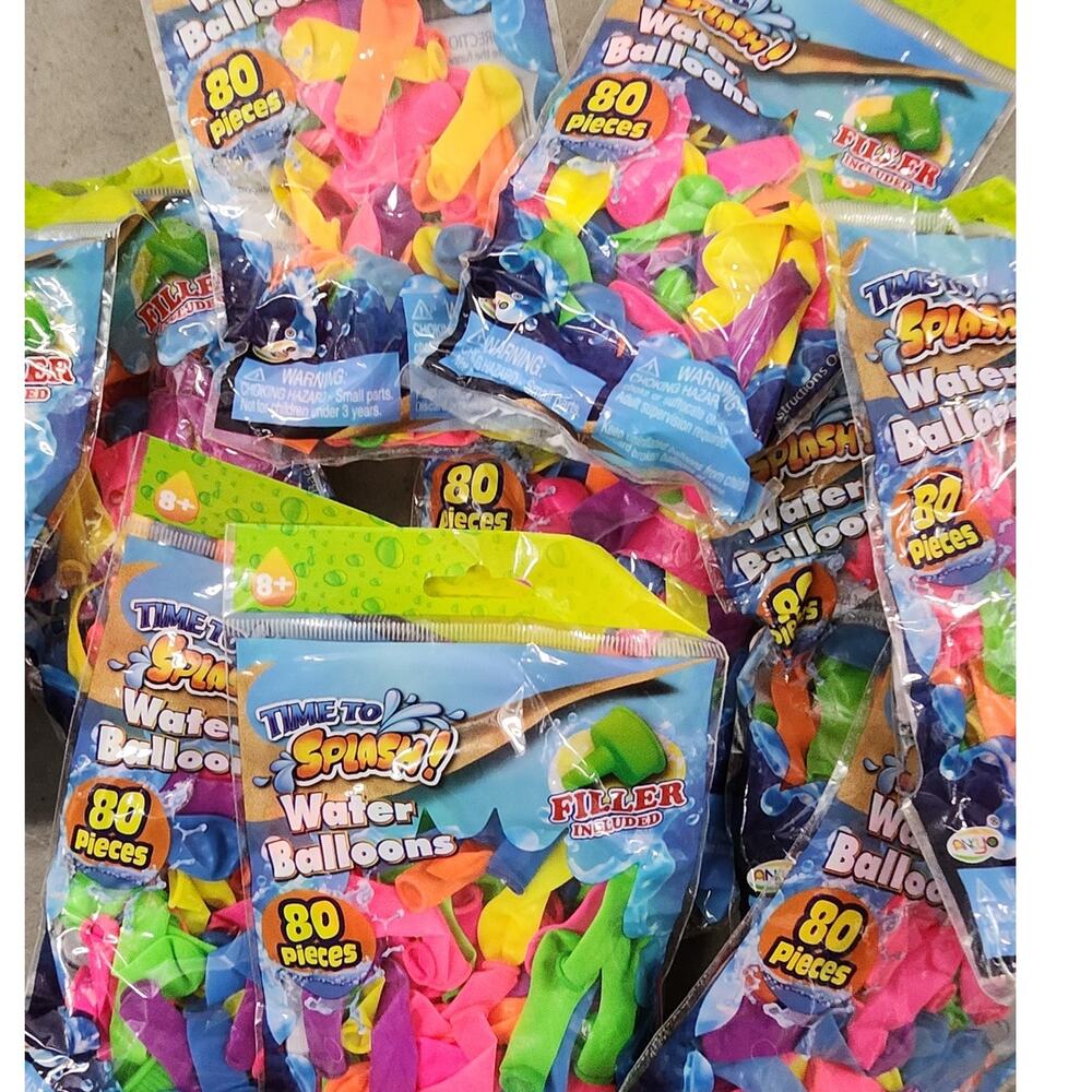 New Pack of 10 80 count water balloons